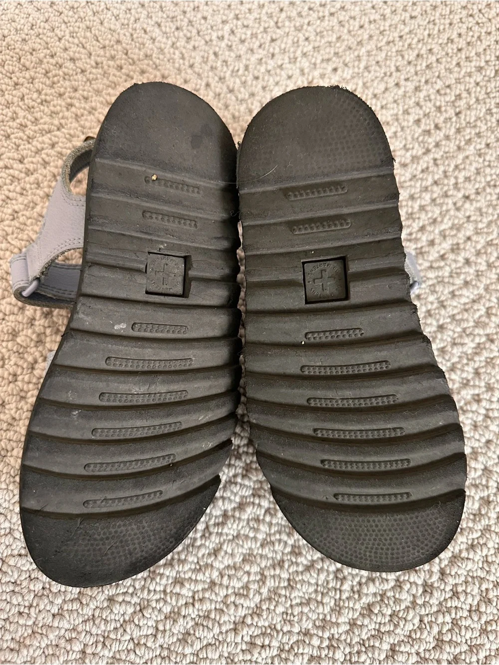 Dr. Martens Kids Klaire blue Velcro Strap Sandals 2